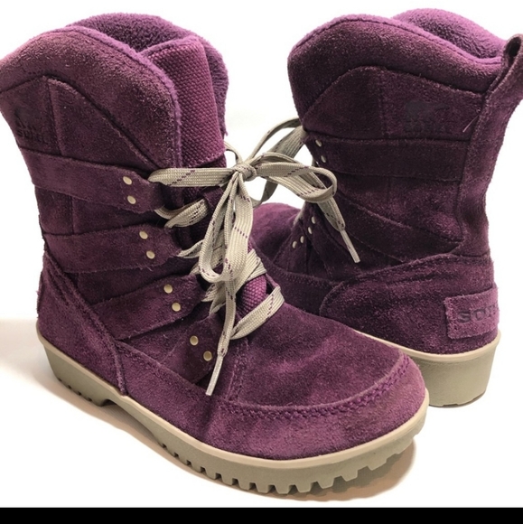 Sorel• Leather Suede Winter Lace Up Boot•w… - Picture 2 of 8